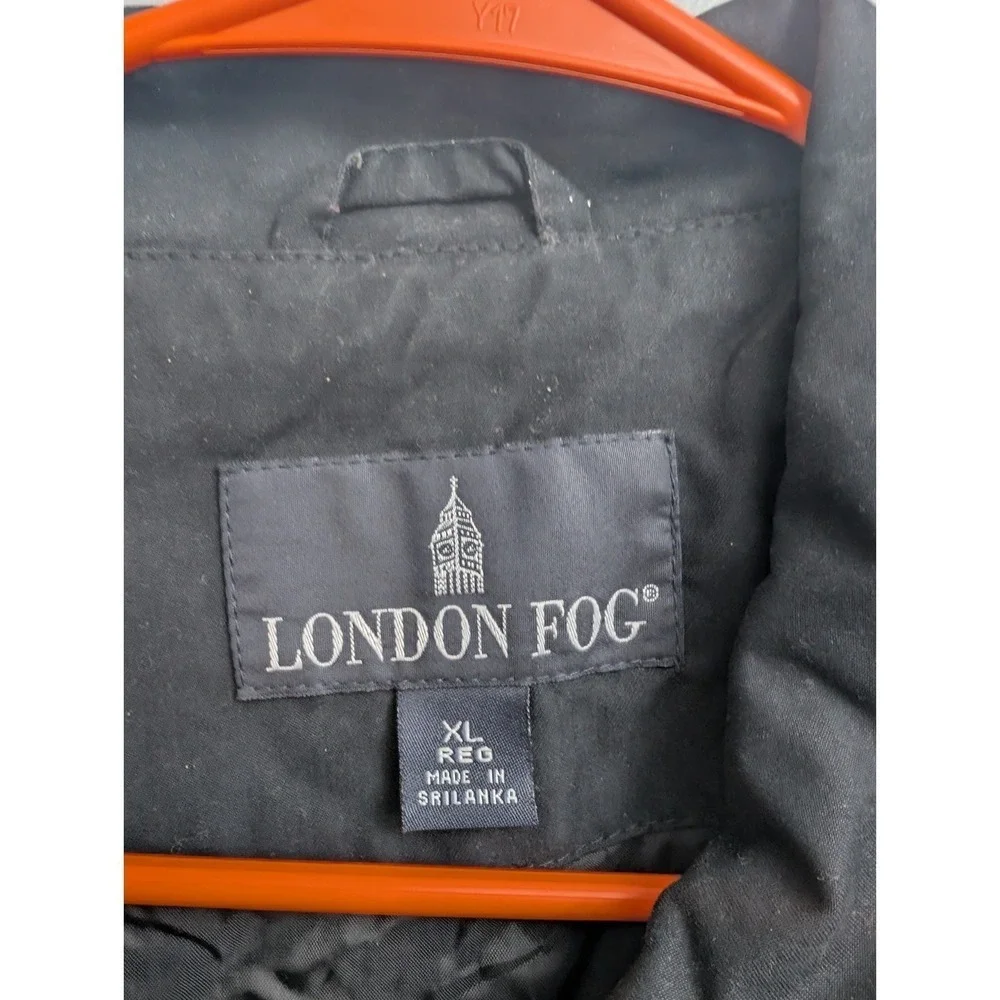 D7 London Fog Khaki Rain Jacket women's XL‎